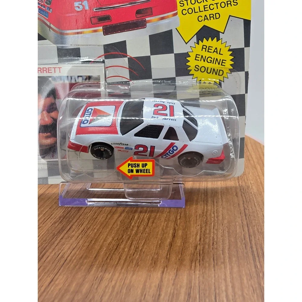 Racing Champions Dale Jarrett 21 Citgo Roaring Racers Sound Die Cast NASCAR 1991